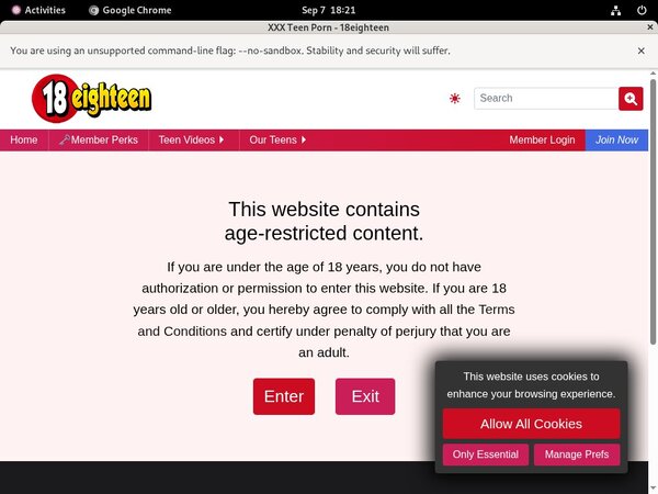 18eighteen.com Sample