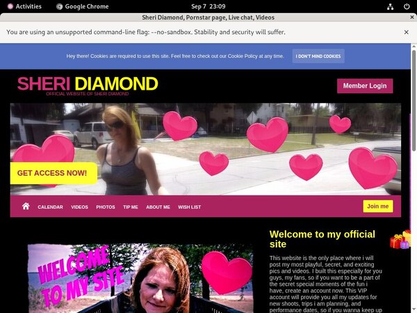 Account Sheri.modelcentro.com Gratis