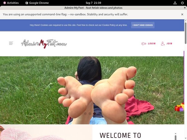 Admiremyfeet.com Accounts For Free