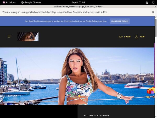 Allisondesire.modelcentro.com Accounts Free