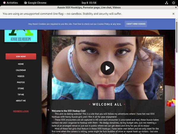 Aussiexxxhookups.com Free Account Login