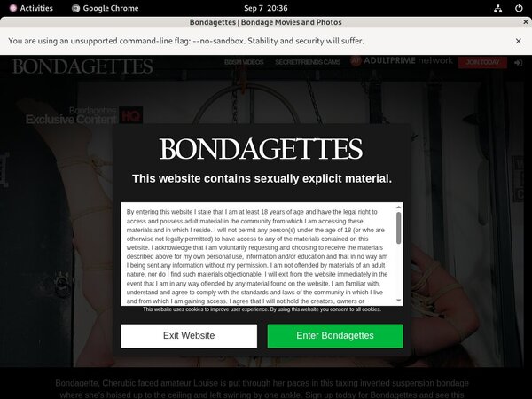 Bondagettes Discount On