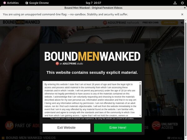 Boundmenwanked.com Free Premium Account