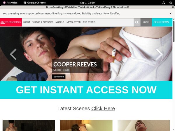 Boys-smoking.com Active Accounts