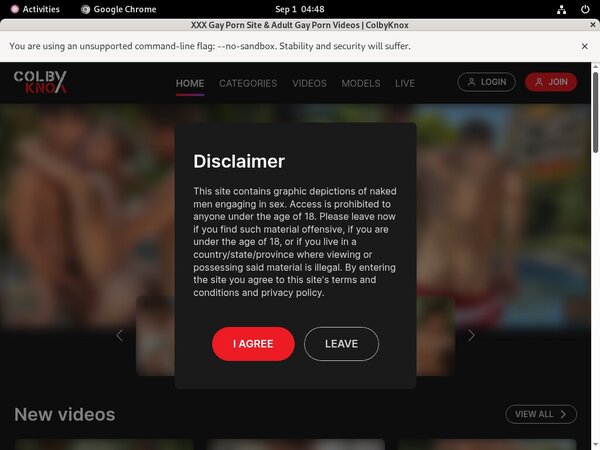 Colby Knox New Accounts