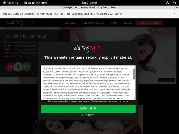 Daring Sex Footjob