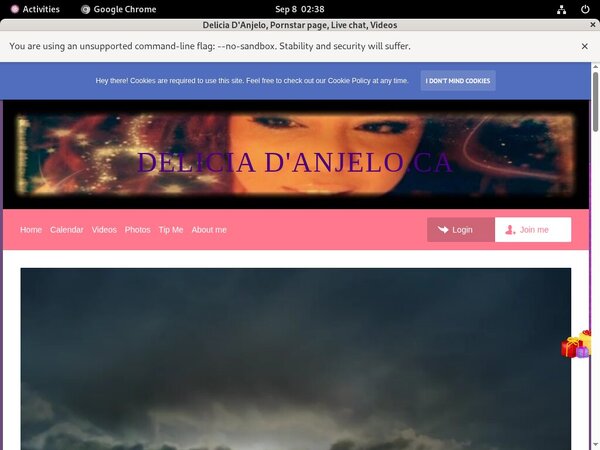 Delicia D'Anjelo Paysite