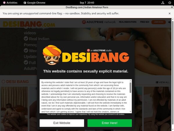 Desi Bang Username Password