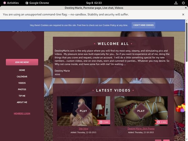 Destiny Marie Accounts Password