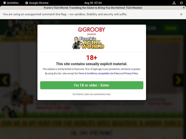 Franks T-Girl World Discount Accounts