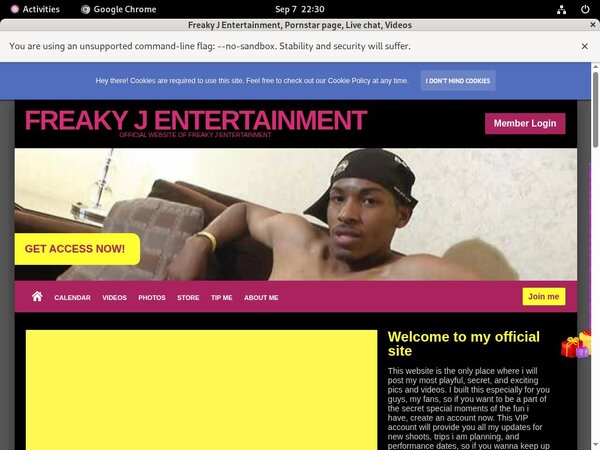 FreakyJEntertainment Premium Account Login