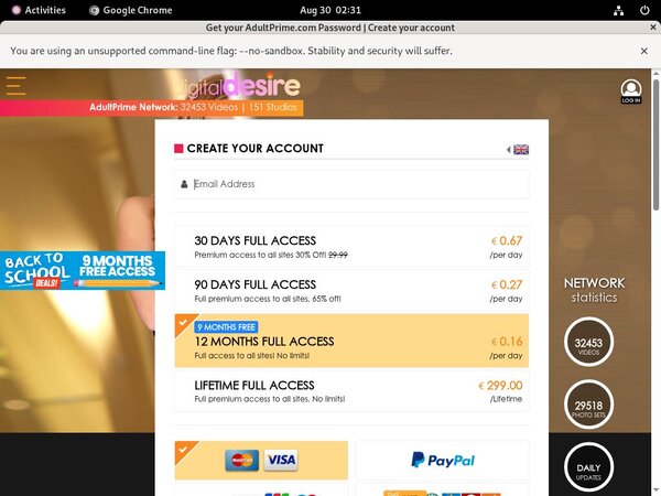 Free Accounts Digital Desire
