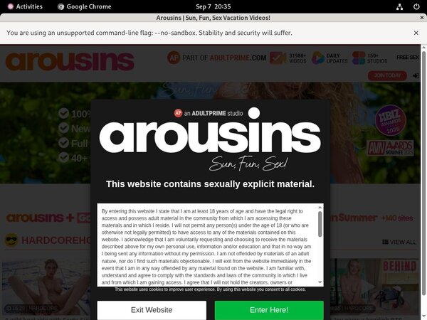 Free Arousins.com Premium Acc