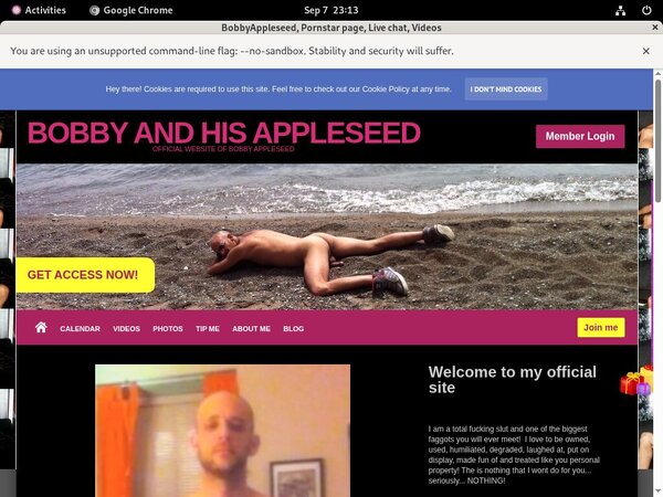 Free BobbyAppleseed Membership Trial Free BobbyAppleseed Membership Trial
