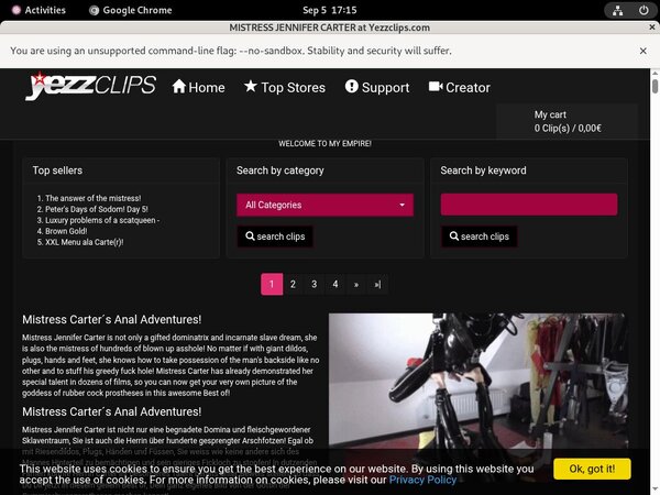 Free MistressJenniferCarter Movies