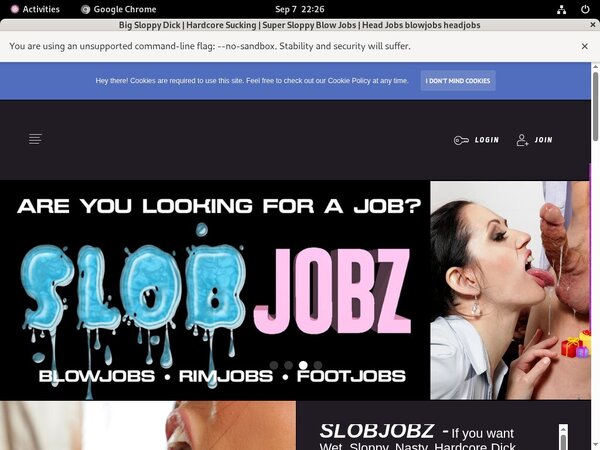 Free Slobjobz Trial Access