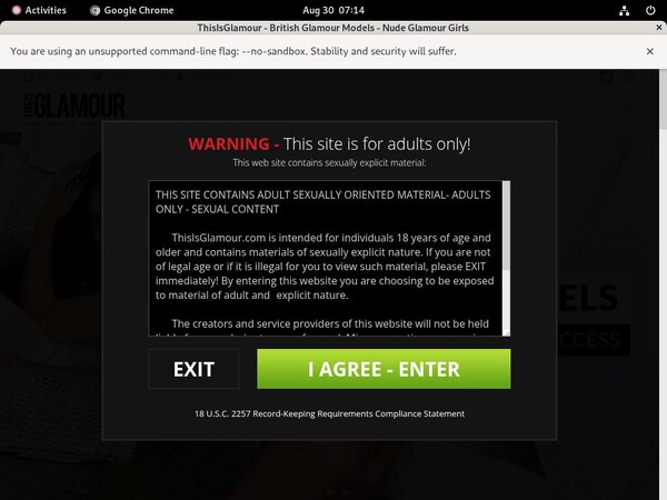 Free Thisisglamour.com Password