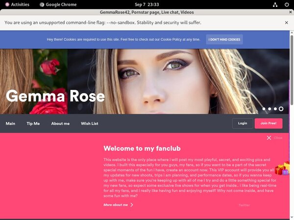 GemmaRose42 Passwords