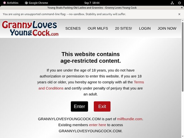 Get A Free Grannylovesyoungcock Account