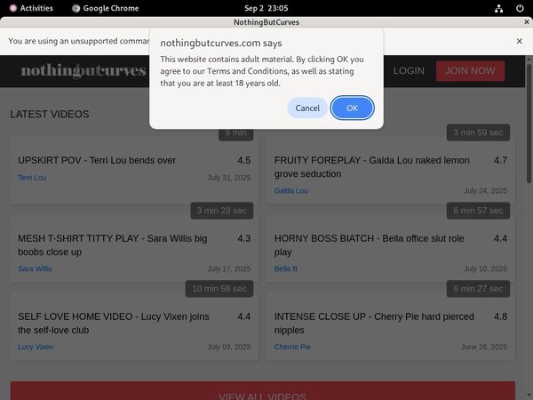 Get A Free Nothingbutcurves Password