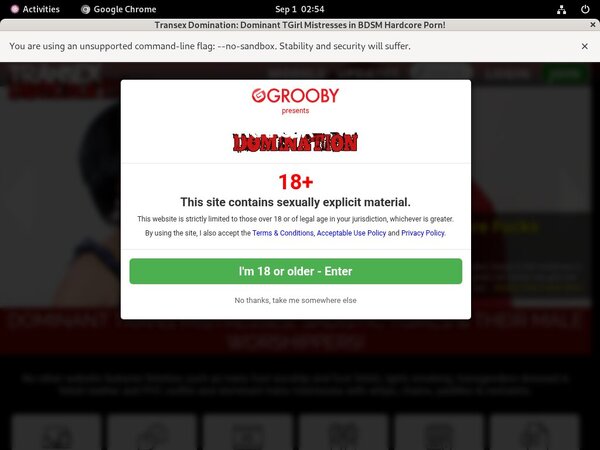 Get Free Transexdomination.com Membership