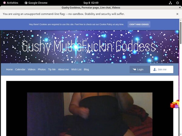 Gushy Goddess Buy Tokens