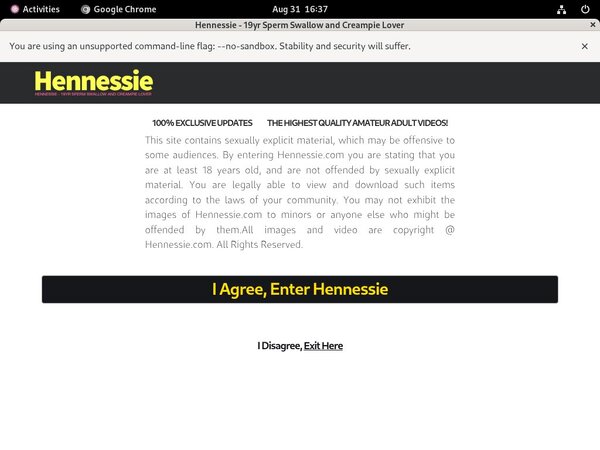 Hennessie With Paypal