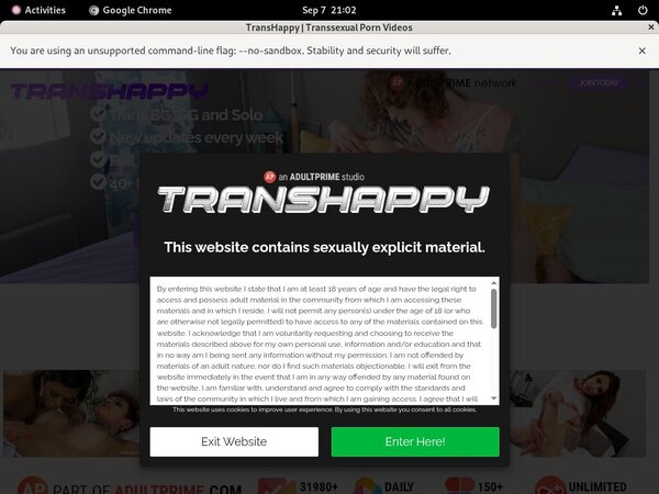 Log In Transhappy.com