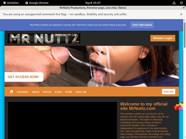 Login For MrNuttz Productions