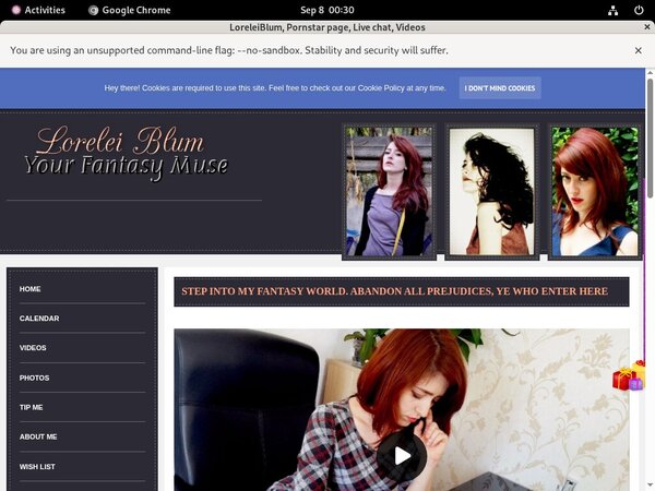 Loreleiblum.modelcentro.com Web