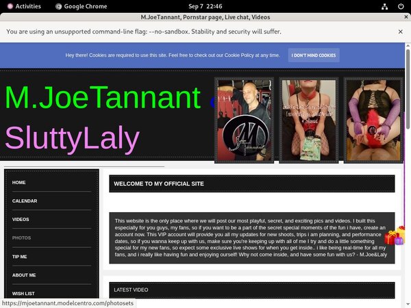 M.JoeTannant Trial Discount Offer