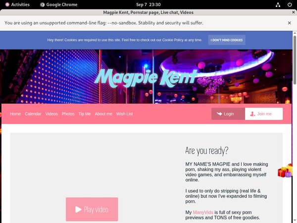 Magpie Kent Anal