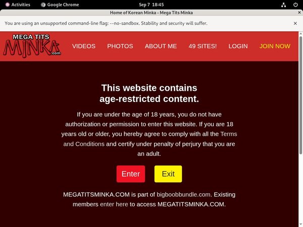 Mega Tits Minka Sign Up Discount