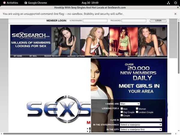 Membership Trial Sexsearch.com