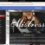 MistressOnline Adult Passwords