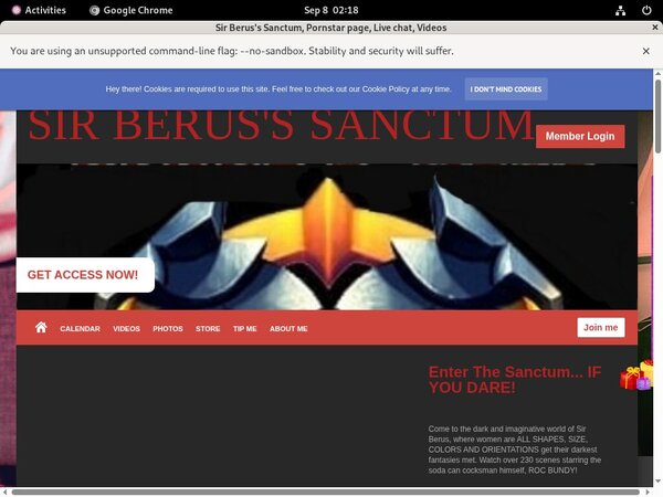 New SirBerus'sSanctum Accounts