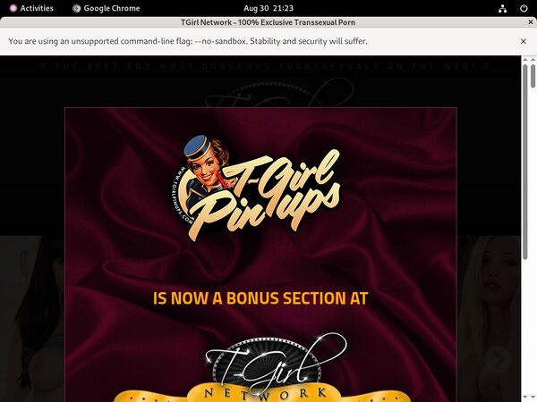 One Time Tgirlpinups.com Discount