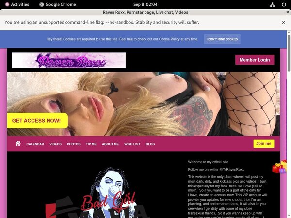 Password RavenRoxx