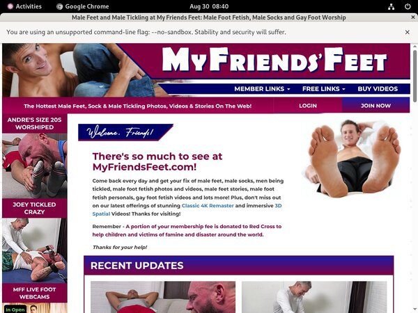 Premium My Friends Feet Accounts Free