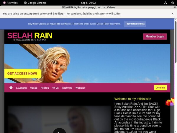 SELAH RAIN Adult Passwords