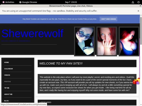Shewerewolf Paypal Payment