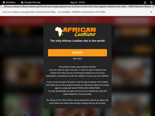 Sign Up For Africanlesbians.com