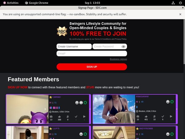 Swingersdateclub Accounts