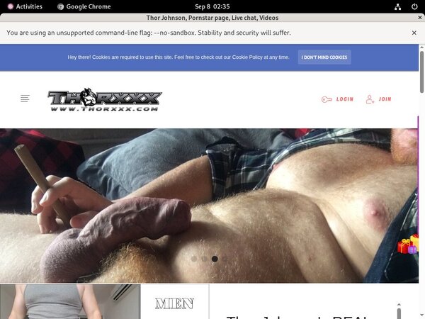 Thorjohnsonxxx.com Free Trial Account
