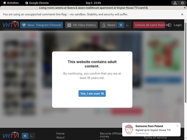 Tvhousevoyeur Free Login