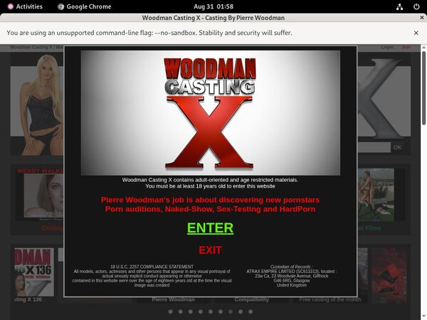 Woodman Casting X Parola D'ordine Gratuito