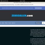 Zeus Callen Mit Sofort