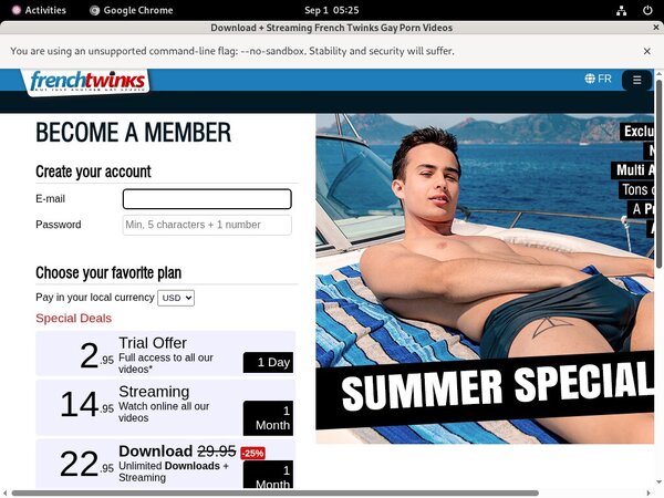French Twinks Official Site