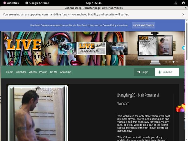 Johnne Deep With Discover Card