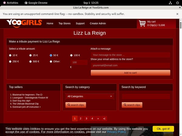 Lizz La Reign Discount Offer